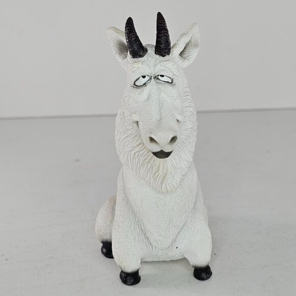 Coyote Enterprises Mountain Goat Bobblehead Comical Resin - Picture 8 of 8